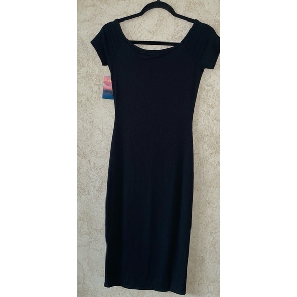 Haley & June Short Sleeve Ribbed Dress - Picture 2 of 4